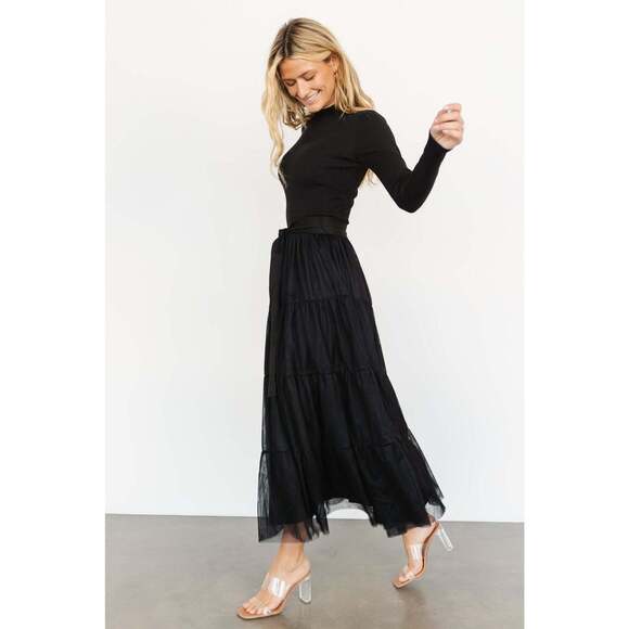 Baltic Born Demi Sweater Tulle Dress | Black Size XL - Picture 5 of 5